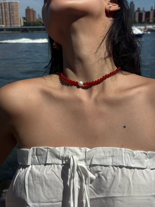Red Agate Necklace