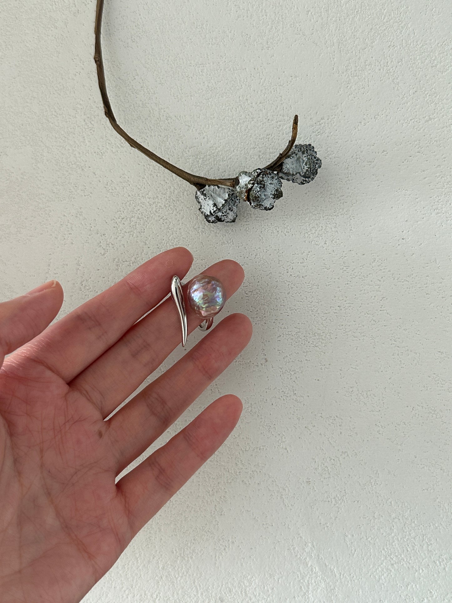 Multi-Color Pearl Ring in Sterling Silver