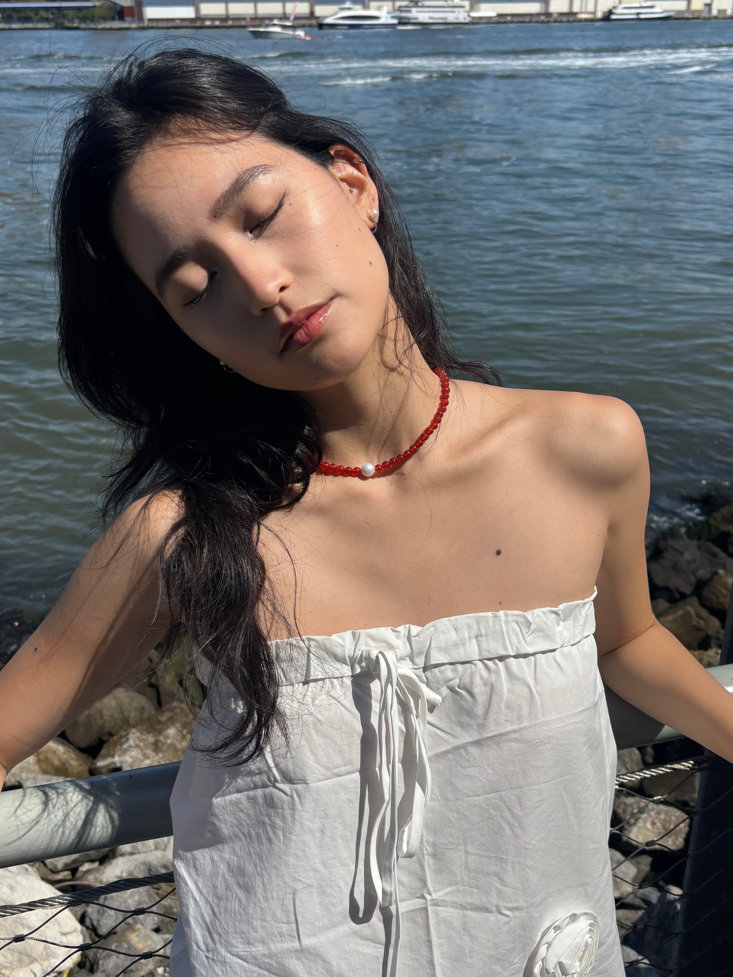 Red Agate Necklace