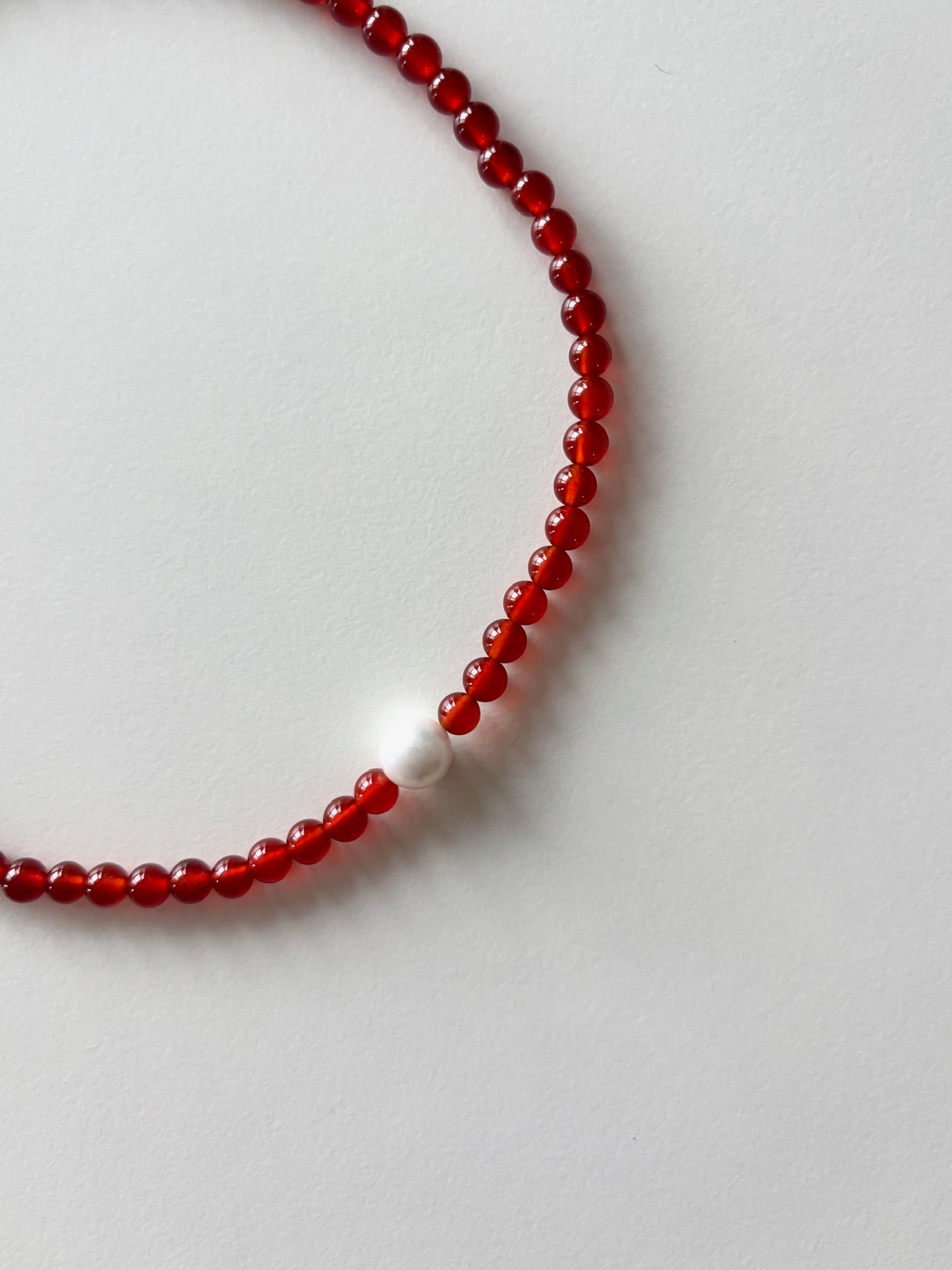 Red Agate Necklace
