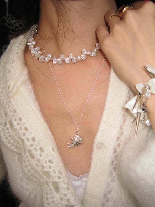 Camille Keshi Pearl Necklace