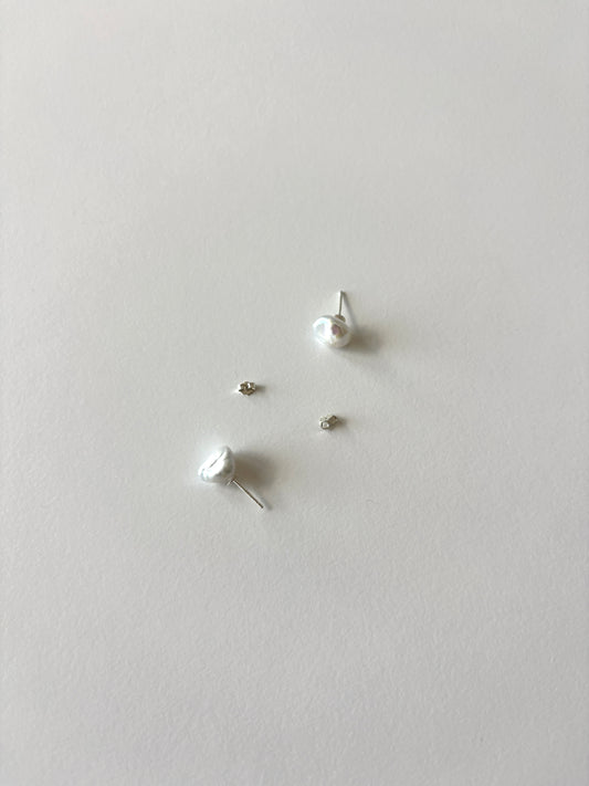 Isla Keshi Pearl Studs
