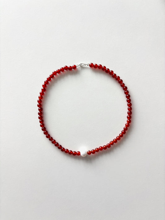 Red Agate Necklace