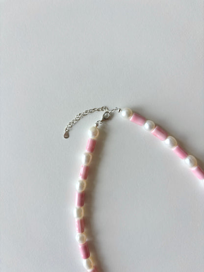 Ceramic Pearl Necklace
