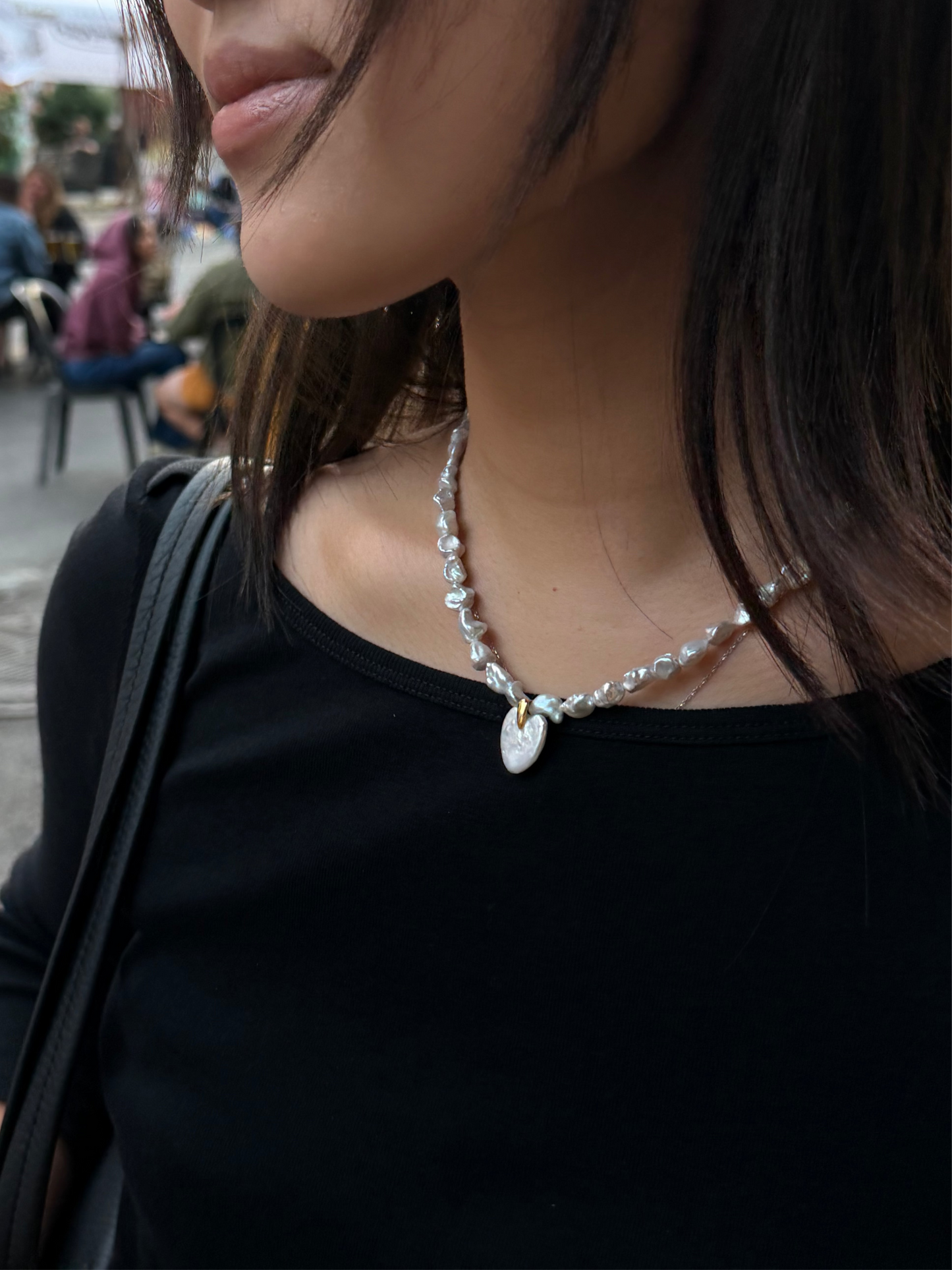 Camille Love and Pearls Necklace