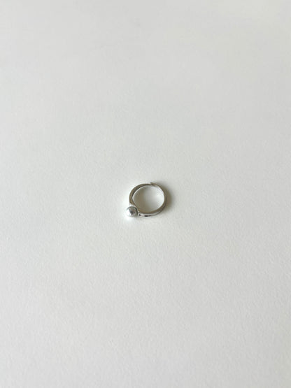 Isla Silver Blue Pearl Ring